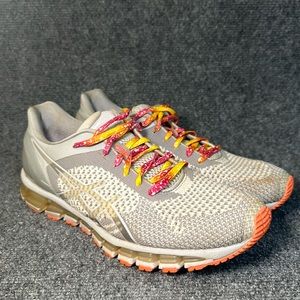 Asics GEL-QUANTUM 360 Knit Peach Gray Running Shoes T778N Womens Size US 9.5